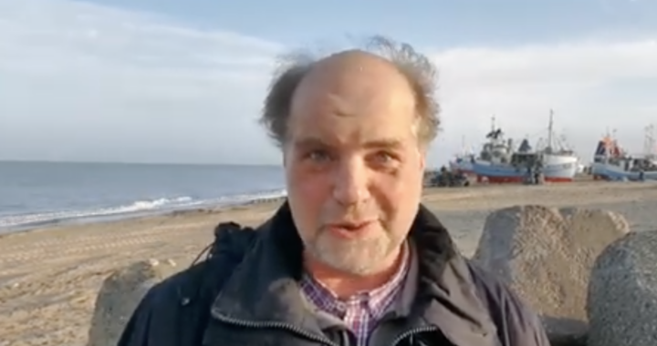 Florian Hanauer an der Nordsee